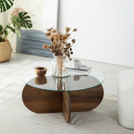 Hanah Home Bubble Wood - Walnut